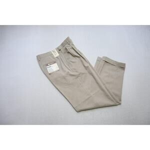 Haggar Dress Pants Classic Fit Performance Flex Beige Mens Size 32 x 30 NWT